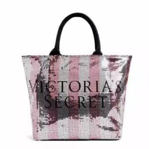 Victorias Secret Large Sequined Weekender Tote
